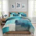 Wecozy Twin Size Comforter Set With Pillowcase, Painting Contemporary Teal Turqu. Fixed Price $79.87.