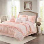 Homechoice International Group Microfiber 7 Piece Comforter Set, Queen Size,. Fixed Price $37.00.