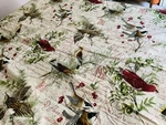 Pottery Barn Winter Birds Full Queen Duvet Cover Holiday Bedding W/ Shams. Fixed Price $115.00.
