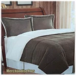 3 Pc Bombay Mink Berber Mini Comforter Set With Pillow Shams King 104X90 New!. Fixed Price $199.95.