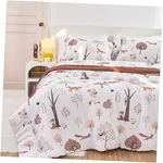 Kids Woodland Comforter Set Boys Girls Twin/twin Xl Forest Animals. Fixed Price $44.50.