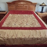 Bhg Juliet Comforter Queen Baroque Luxury Satin Sand Embroidered Floral. Fixed Price $29.96.