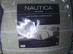 Nautica Home King Flannel Comforter Set New Guard Coast. Fixed Price $100.00.