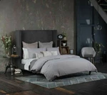 Nip Beekman 1802 Richfield Gray Full/queen Duvet Shams Coverlet Set 6PC. Fixed Price $328.99.