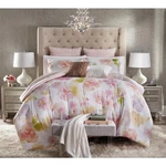 Jaclyn Smith California Dream Floral Blush Coral 5-PC Comforter Set F/q King. Fixed Price $89.99.