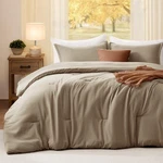 Quataly Full Comforter Set Taupe-brown 3PC Lightweight Breathable Bedding. Fixed Price $50.98.