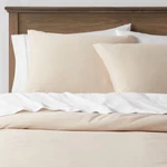 Threshold Duvet Cover Set 100% Cotton Sateen Solid 250TC. Fixed Price $19.99.