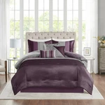 Madison Park Amherst 6-PC. Comforter Sets, King, Purple. Fixed Price $88.99.