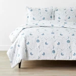 Company Kids Night Sky Blue Multi Twin Organic Cotton Percale Duvet Cover Set. Fixed Price $106.55.