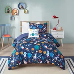 Jason Cozy Comforter Outer Space Rocket Ships, Astronauts Print, All Season Cove. Fixed Price $76.99.