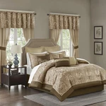 Queen Comforter Set Brown 90X90 Bag Luxury Bedding Collection. Fixed Price $99.99.