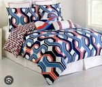Trina Turk Coastal Ikat Comforter-twin Size- Only. Fixed Price $30.00.