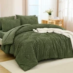 Andency California King Comforter Set 7 Piece Olive. Fixed Price $124.99.