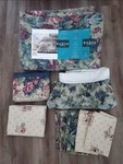 8 Piece King Floral Comforter Bedding Sheet Set "the Garden" Dan River. Fixed Price $172.00.