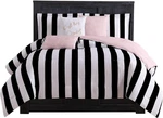 Juicy Couture JYZ010171 Cabana Stripe 6-PIECE Reversible Set, King, Canaba. Fixed Price $152.99.