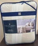 Fieldcrest King Yarn Dyed Comforter Set & Shams Campos Sour Cream New Fastship. Fixed Price $54.99.