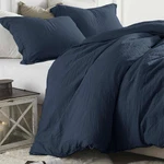 Kimluxz Navy Blue Queen Size Comforter Set 3 Piece Soft Modern Bedding. Fixed Price $92.89.