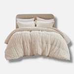 Madison Park Ivory Duke Reversible Faux Fur 3-PC. Comforter Set, King/cal. Fixed Price $87.50.