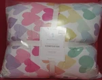 Pottery Barn Kids Evie Heart Dream Puff Comforter, Twin 68/86 Multicolor Nwt. Fixed Price $69.95.