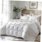 Goose Feather Down Fiber Comforter/full Size Hotel Collection Queen All Season. Fixed Price $84.86.