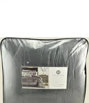 Hotel Collection Structure King Comforter & Pillowshams Set, Charcoal- New. Fixed Price $299.00.