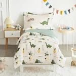 Joyreap 4 Piece Dinosaur Toddler Bedding Set, Cotton Comforter Sheet .... Fixed Price $79.10.