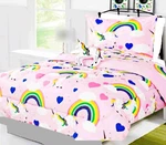6PC Bedroom Kids Bag Comforter + Sheet Complete Bedding Set Twin Size. Fixed Price $35.70.