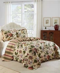 Waverly 3 Piece Laurel Springs Bedspread Set, Queen. Fixed Price $299.99.