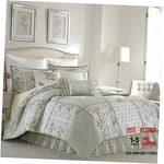 Laura Ashley - Comforter Set, Reversible Cotton Bedding With Matching Full. Fixed Price $187.50.