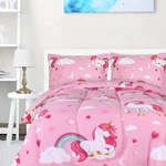 All Season Kids Comforter Set 2 Pillow Cases Twin/twin Xl Utopia Bedding. Fixed Price $35.99.