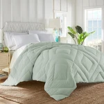 Tommy Bahama Butter Soft Down Alternative Comforter Green Size Queen 90 X98 New. Fixed Price $89.99.