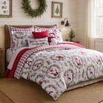 Levtex Home - Pine & Plaid Set (106X94IN.) + Two Shams (20X36IN.) Polyester. Fixed Price $57.30.