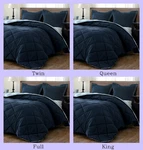 Solid Color Soft Light Weight 1800 Count Reversible Microfiber Comforter. Fixed Price $122.94.