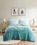 Intelligent Design Brielle Ombre Shaggy Faux Fur 2-PC. Comforter Set, Twin/twin. Fixed Price $42.49.