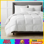 Premium Organic Cotton, Down Medium Warmth Comforter - White, Full/queen. Fixed Price $265.00.