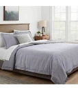 Nwot Full/queen Cotton Linen Chambray Duvet Cover With Only Navy - Threshold. Fixed Price $33.00.