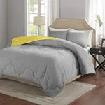 Spaces Vixie Reversible Comforter Set - Trendy Casual Geometric Quilted. Fixed Price $202.64.