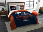 Denver Broncos The Northwest Company Nfl Draft Twin Comforter Sham Set Bedding. Fixed Price $69.99.