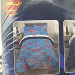 Superman Shield Reversible Comforter, Twin Size. Fixed Price $69.99.