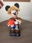 Disney Animated Mickey Mouse Scarecrow Pumpkin 18 Vtg 96 Telco Halloween. Fixed Price $49.99.