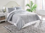 Brylanehome Corduroy Comforter 3-PC Set King, Gray. Fixed Price $166.99.