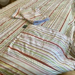 Vtg Ralph Lauren Harbor View Striped Queen Full Comforter Pillow Shams Set 88X94. Fixed Price $116.97.