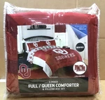 Ncaa Oklahoma Sooners Full/queen Comforter & Pillowcase Bedding 3 Piece Set. Fixed Price $79.99.