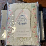 Simply Shabby Chic Twin Sheet Set Plus Standard Sham New Pink Rose Pale Green. Fixed Price $155.00.