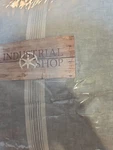 Industrial Shop Stripe Grey Queen Comforter Set. Fixed Price $47.50.