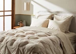 Nwot $289 Parachute Organic Cotton Puff Comforter Queen Bone(tan). Fixed Price $225.00.