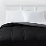 King Lofty Microfiber Comforter Black - Room Essentials. Fixed Price $14.44.
