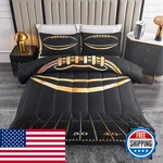 Helloosuu Football Comforter Setssports Bedding Queenboys. Fixed Price $94.60.