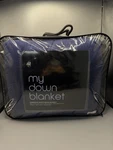 Bloomingdale S My Down Blanket King European White Navy. Fixed Price $148.75.