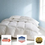 Martha Stewart Luxury White Goose Feathers Down Fiber Comforter Twin Size -. Fixed Price $112.24.